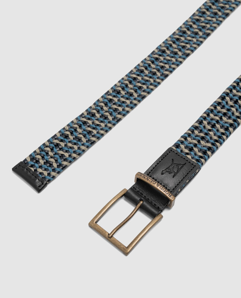 Karaka Bay Belt, DENIM MULTI, Off Front
