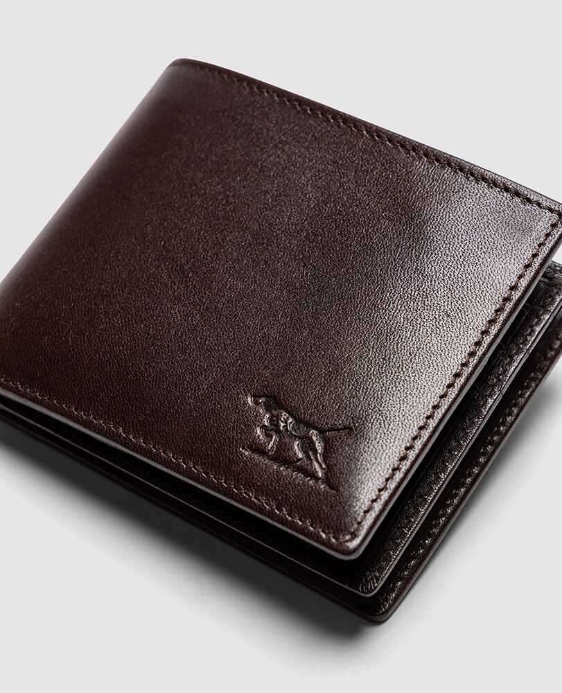 Wardville Pouch Wallet, CHOCOLATE, Flat Lay