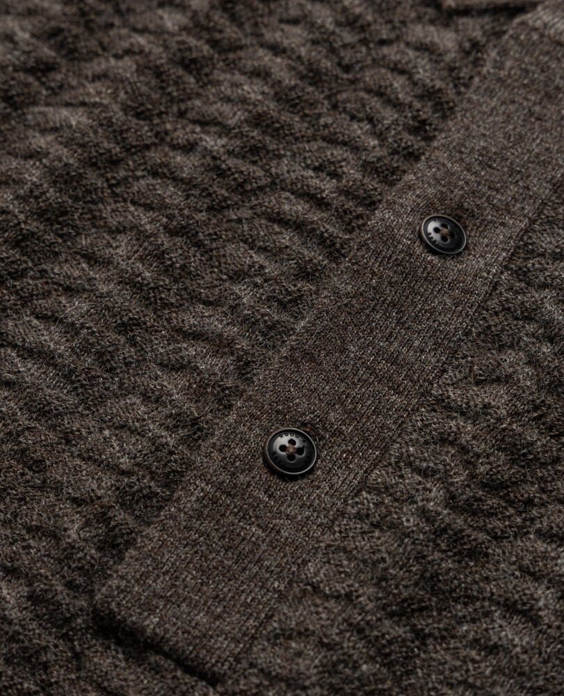 Walter Peak Knit, COAL, Detail 2