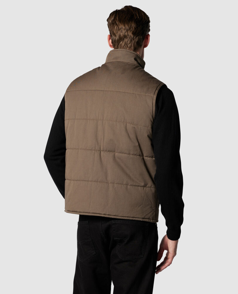 Winscombe Vest, OLIVE, Back