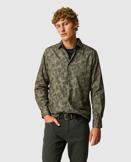 Campbell Valley Sports Fit Shirt, MOSS