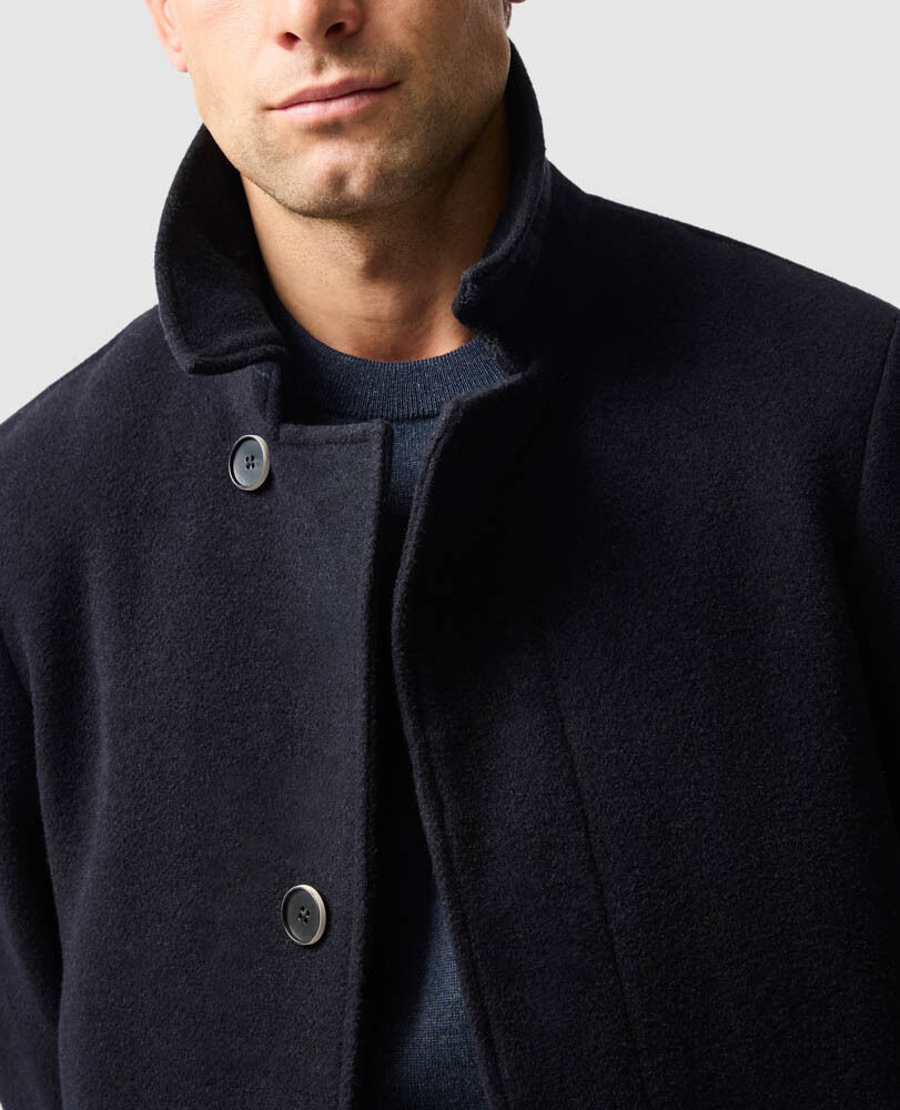 Murchison Coat, MIDNIGHT, Detail 3