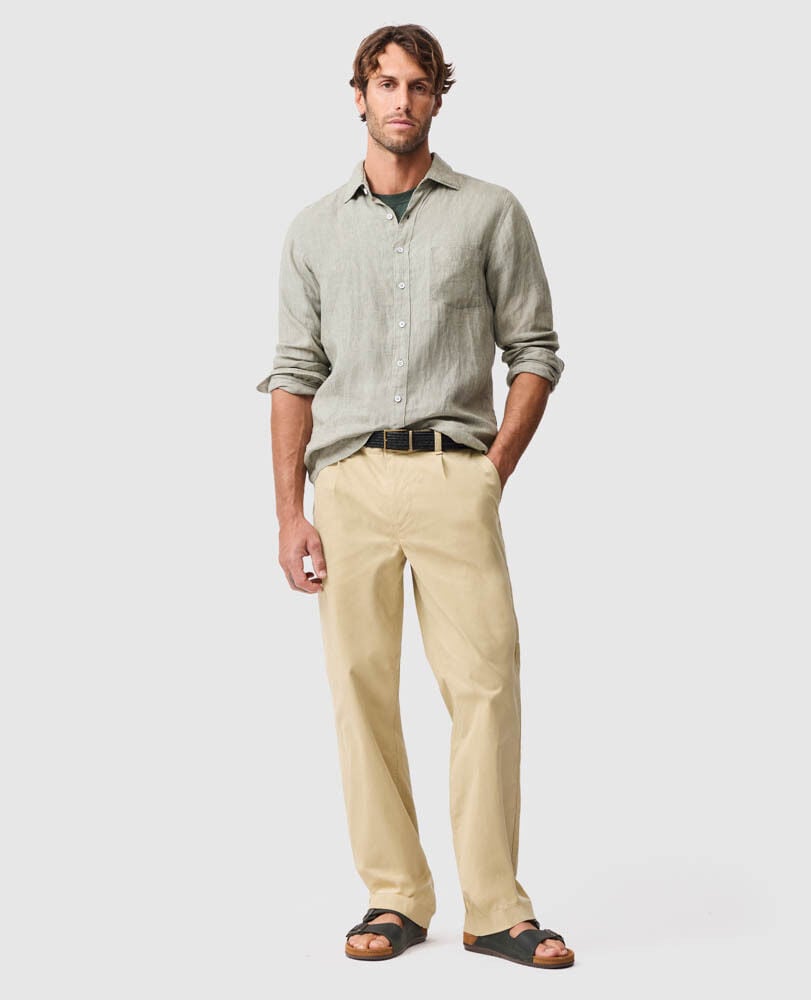 New Plymouth Relaxed Fit Pant, SAND, Back