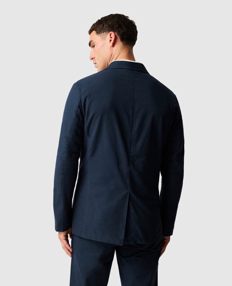 Veste blazer Gunn coupe sportive, MARINE, Back