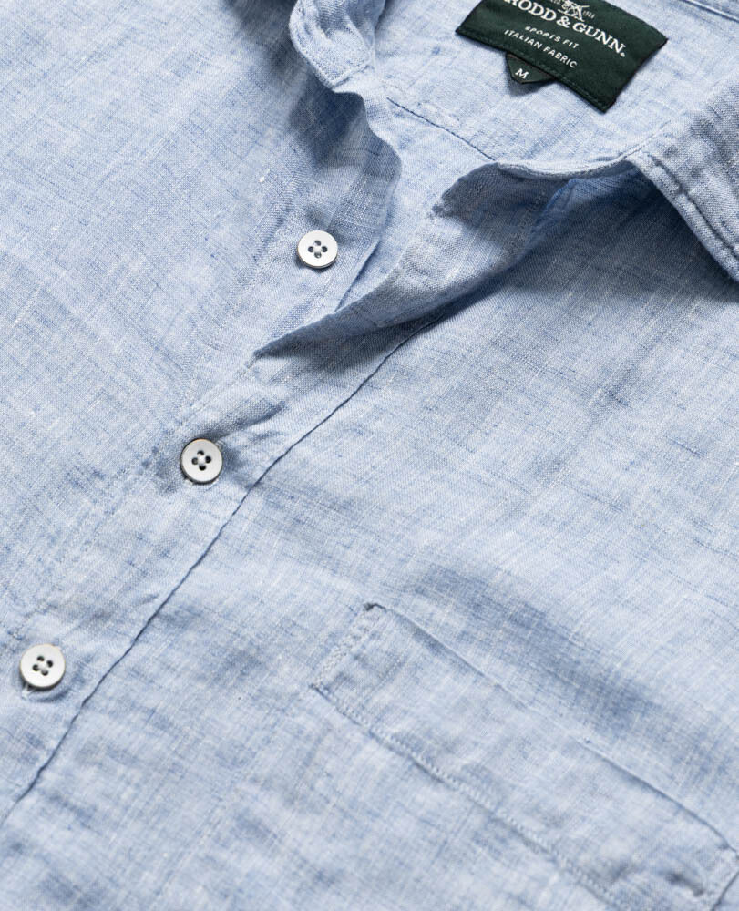 Coromandel Sports Fit Shirt, DENIM, Detail 2