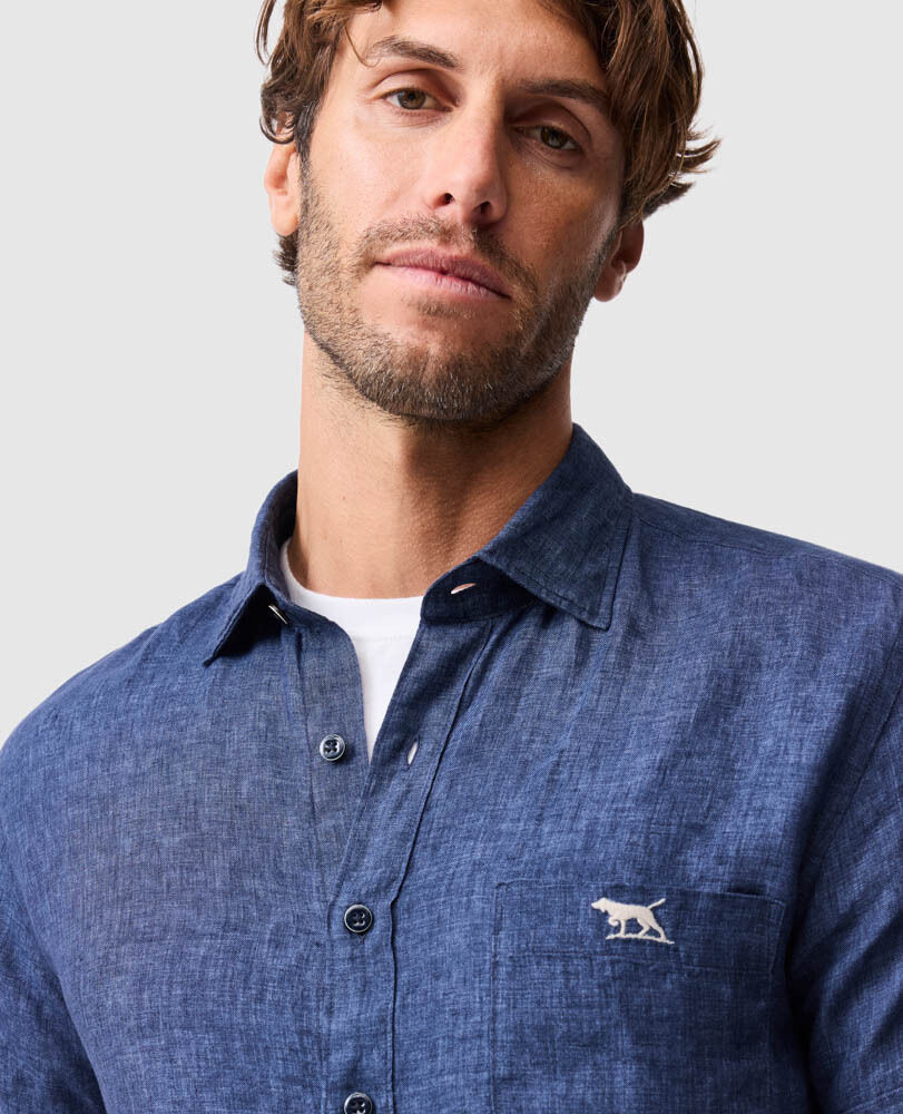 Cathedral Cove Sports Fit Shirt, MARINE, Detail 3