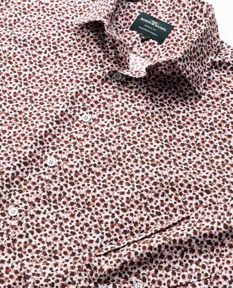 Greenstreet Sports Fit Shirt, GARNET, Detail 2