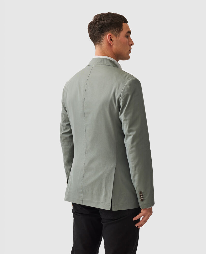 St Arnaud Sports Fit Jacket, SAGE, Back