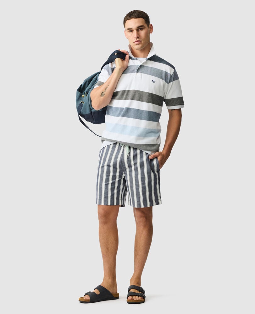 Rockville Resort 7" Short, INDIGO, Off Front