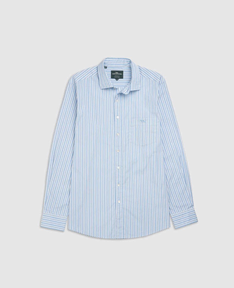 Eastern Bay Shirt, BLEU PACIFIQUE, Flat Lay