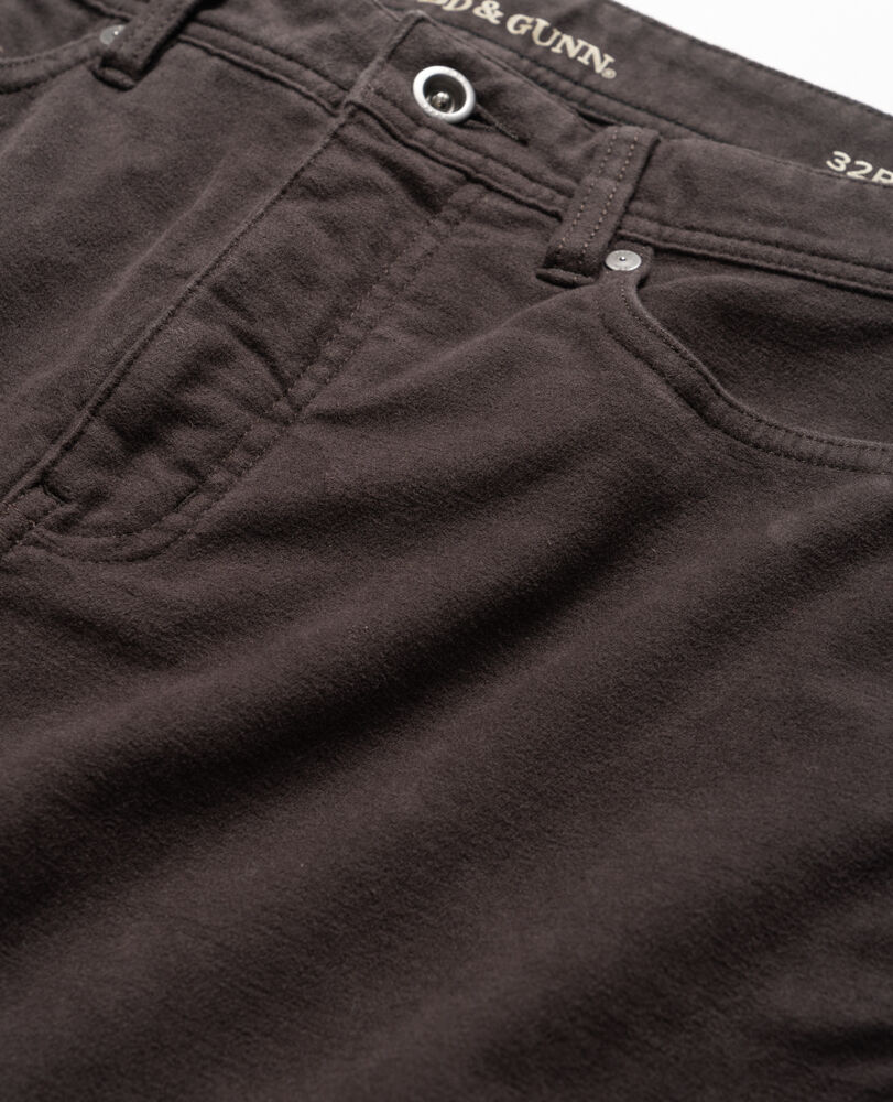 Gerade Straight Moleskin-Jeans Albury, AKTIVKOHLE, Detail 2