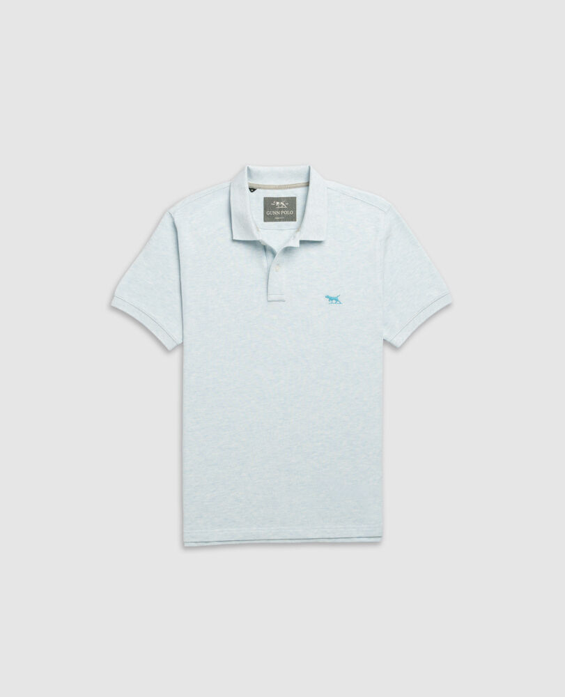 The Gunn Sports Fit Polo, MIST, Flat Lay