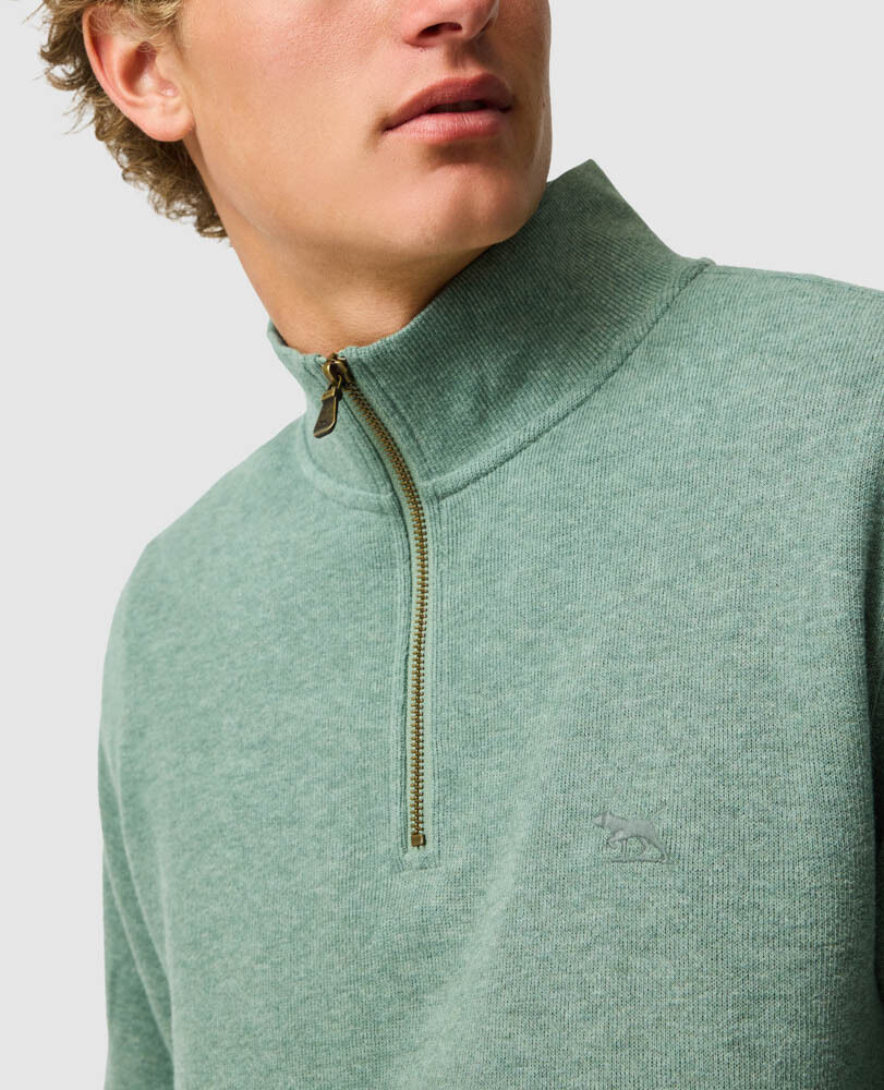 Sweatshirt col 1/4 zip alton ave, FOUG&Egrave;RE, Detail 3