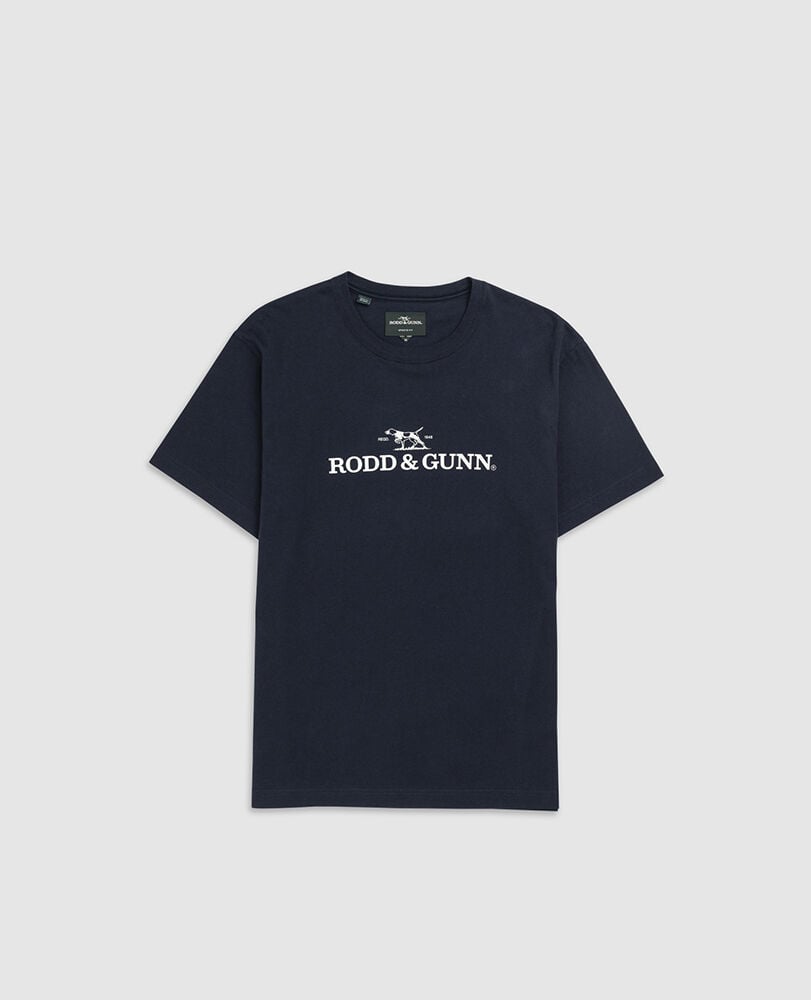 Logo T-Shirt , MIDNIGHT, Flat Lay