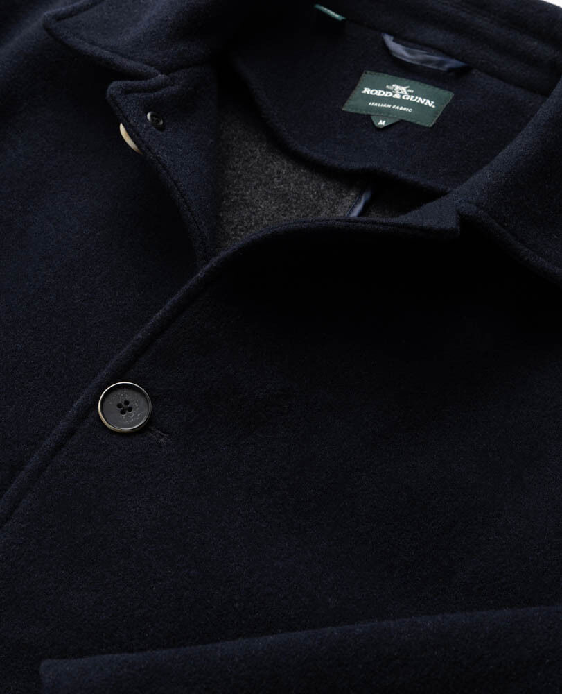 Garston Coat, MIDNIGHT, Detail 2