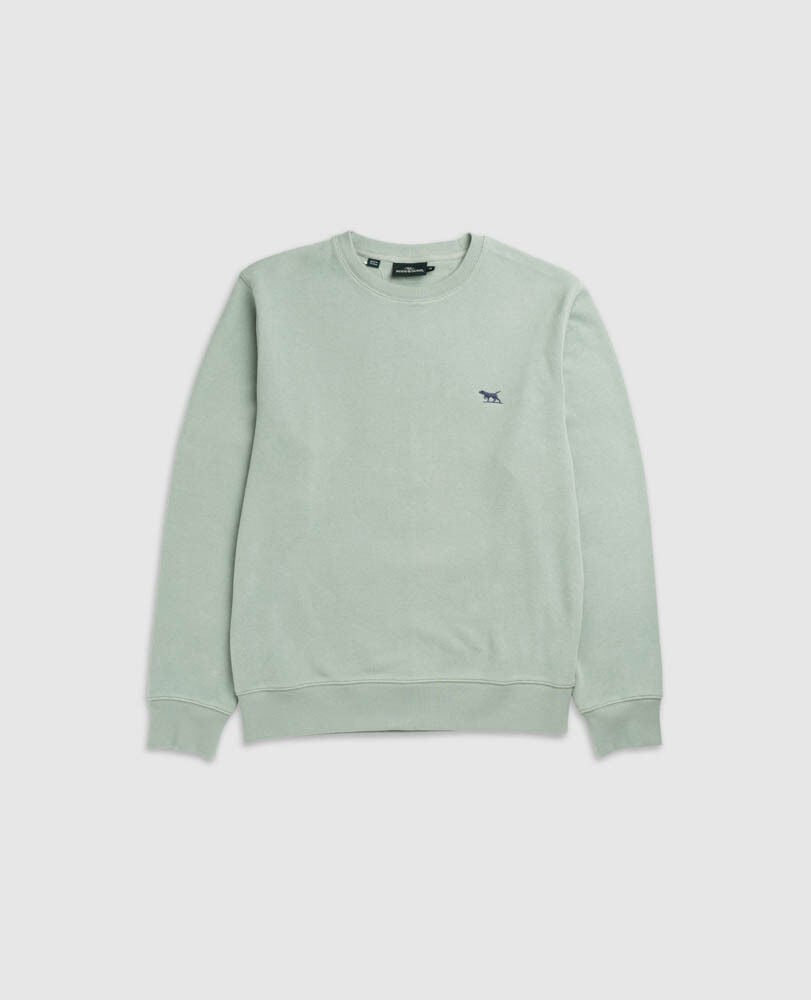 Gunn Crew Neck Sweatshirt, CELADON, Detail 2