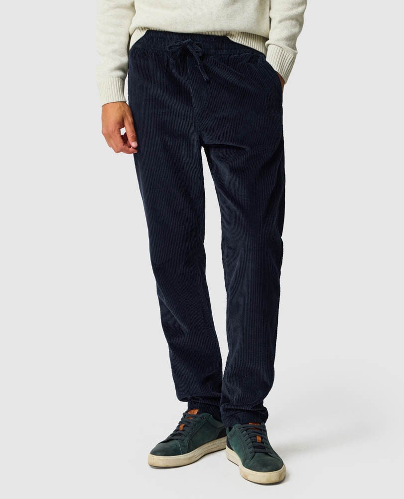 Halls Creek Easy Fit Pant, NAVY, Front