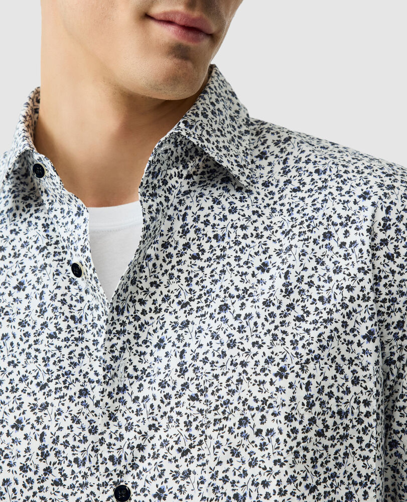 Rai Valley Shirt, NAVY, Flat Lay