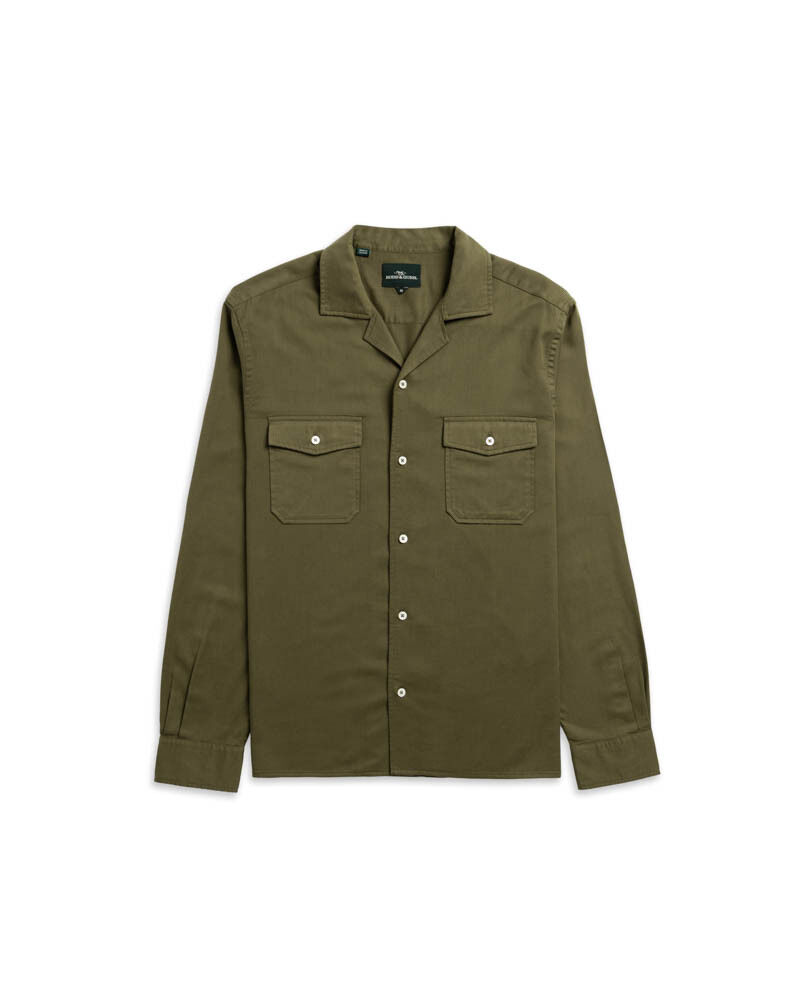 Salt Lake Shirt, MOSS, Flat Lay
