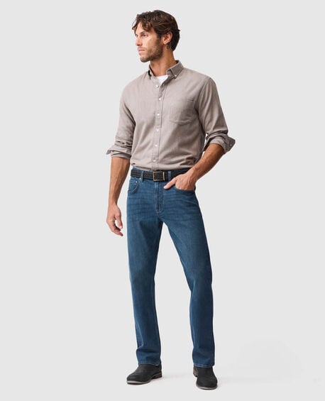 Barrhill Sports Fit Shirt, TAUPE