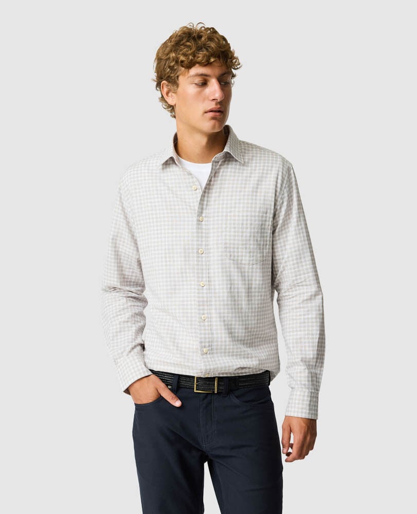 Mckerrow Sports Fit Shirt, OAT, Front