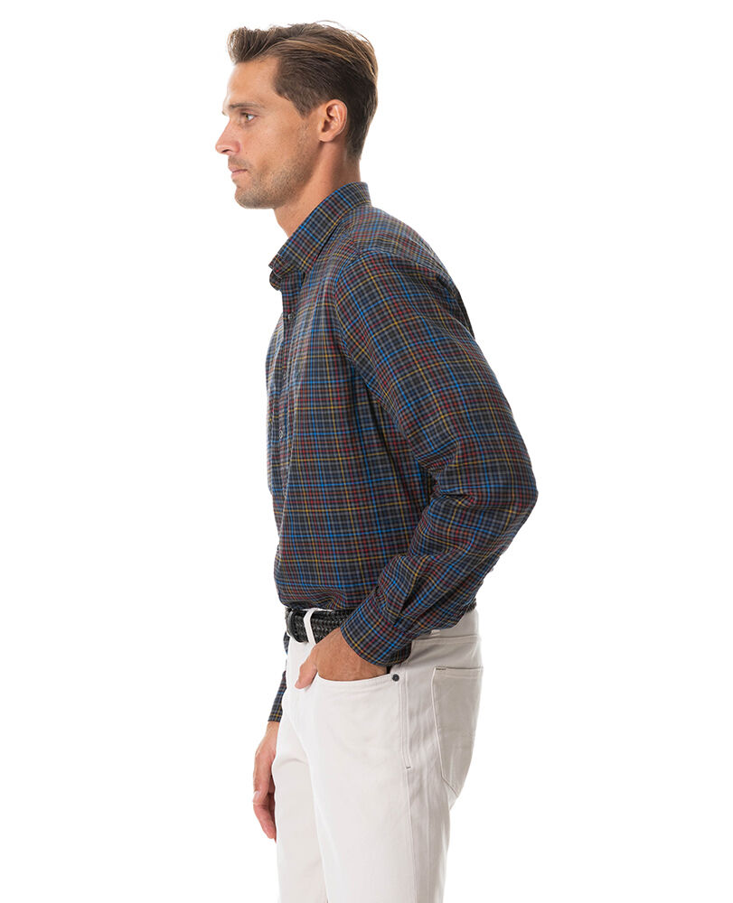 Petone Shirt, CHARCOAL, Back