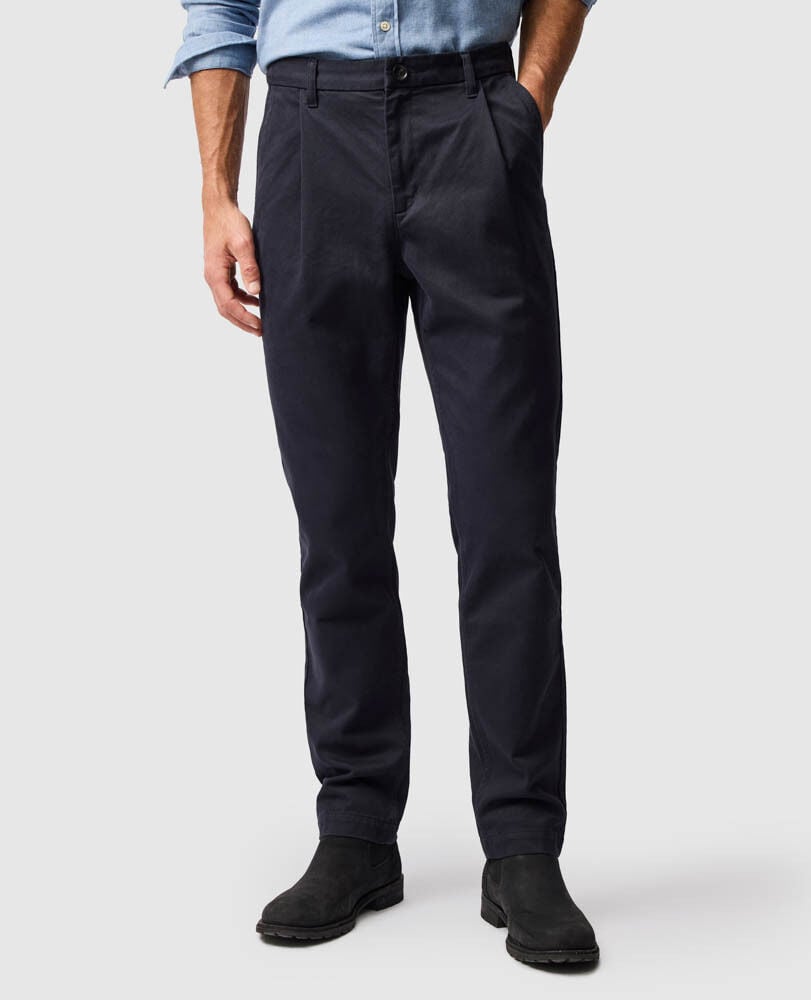 Fielding Relaxed Fit Taper Pant, NAVY, Front