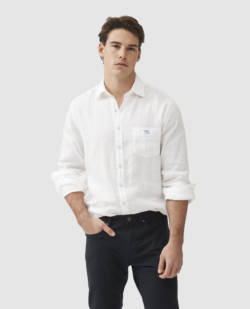 Coromandel 2 Sports Fit Shirt, NEIGE, Front
