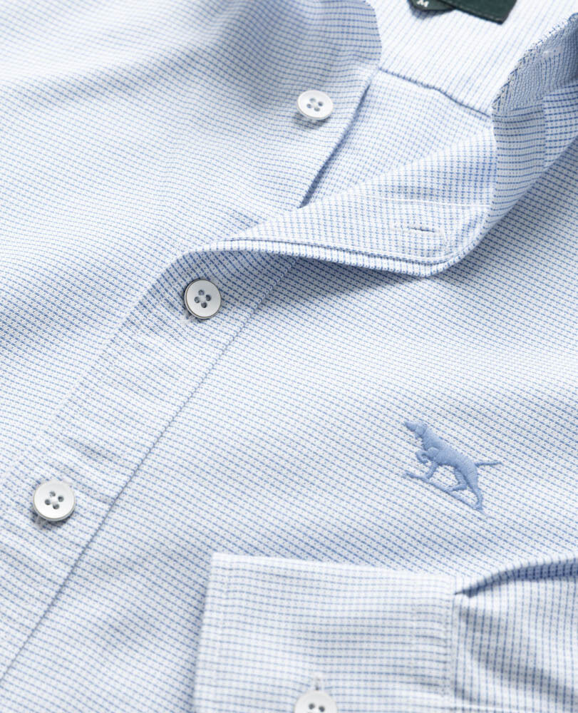Oxford Crossing Shirt, POWDER BLUE, Detail 2