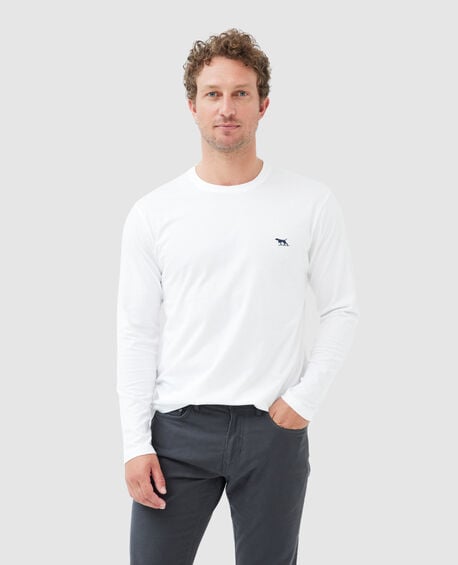 Ls Gunn T-Shirt , SNOW