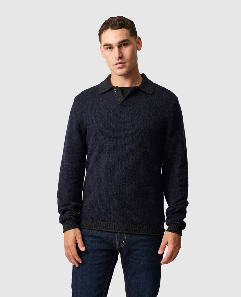 Marlin Knit, INDIGO, Front