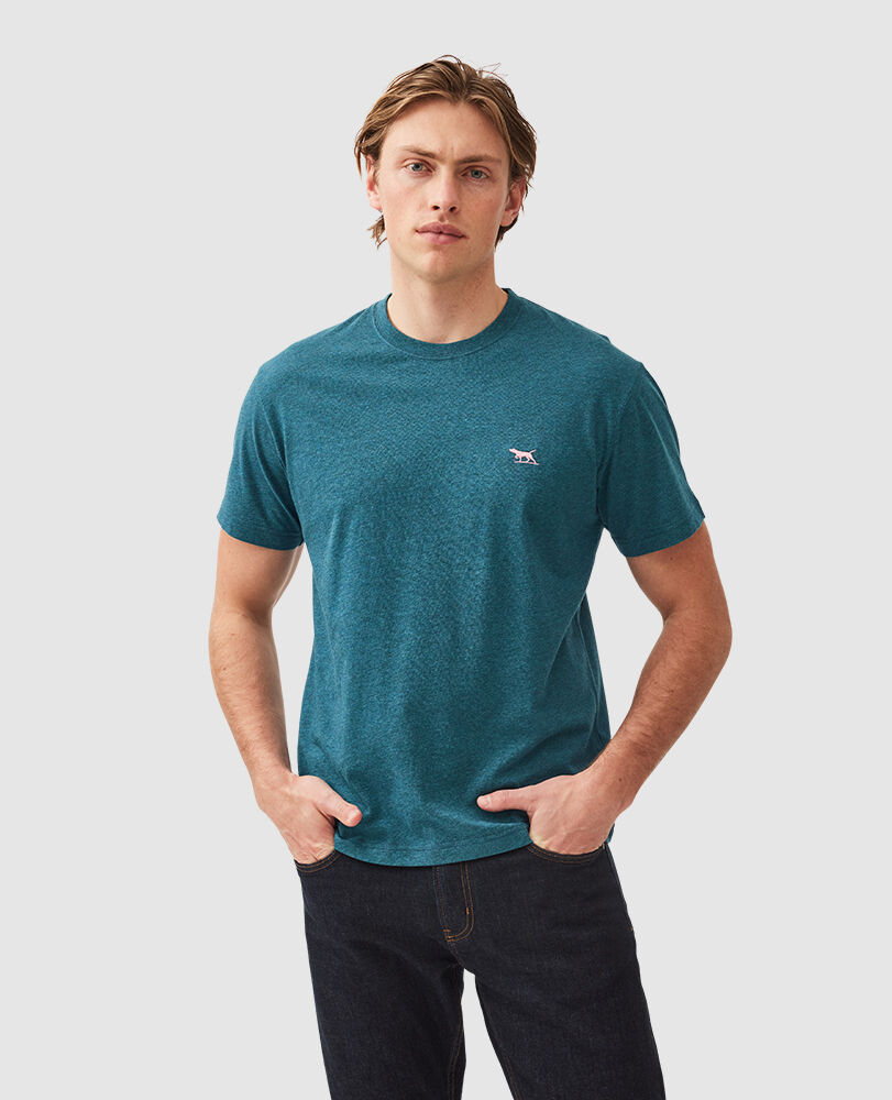 T-shirt droit The Gunn, DARK CYAN, Front