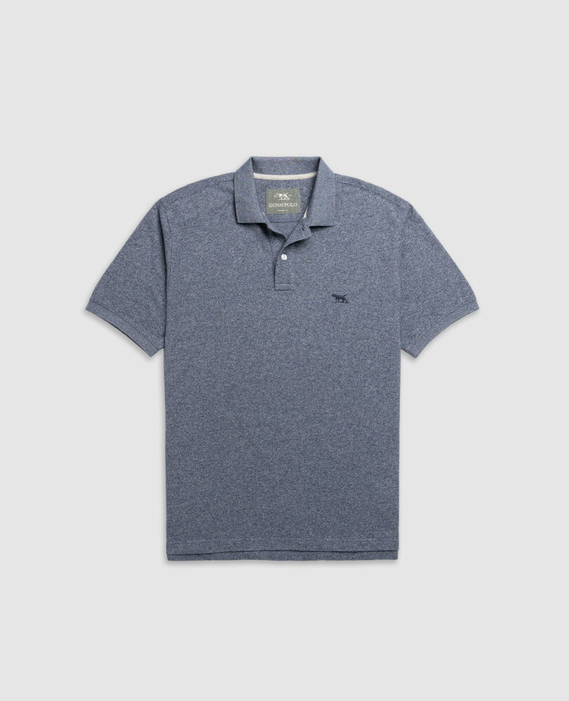 The Gunn Original Fit Polo, DENIM, Flat Lay
