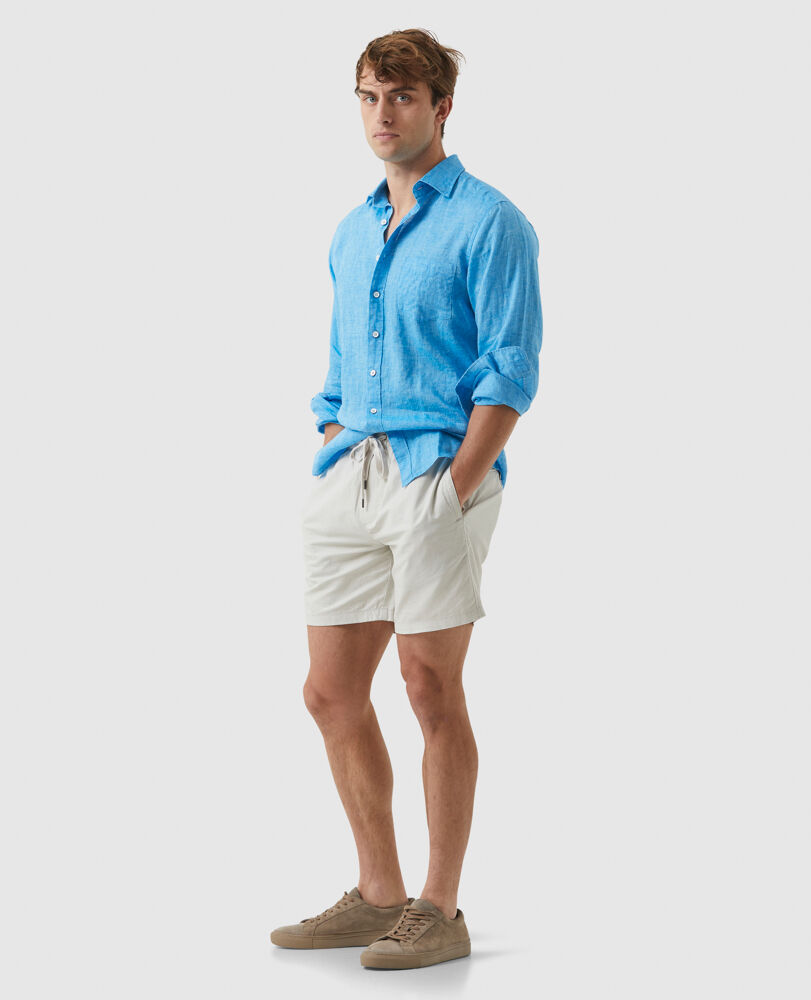 Seaford Sports Fit Shirt, CYAN, Off Front