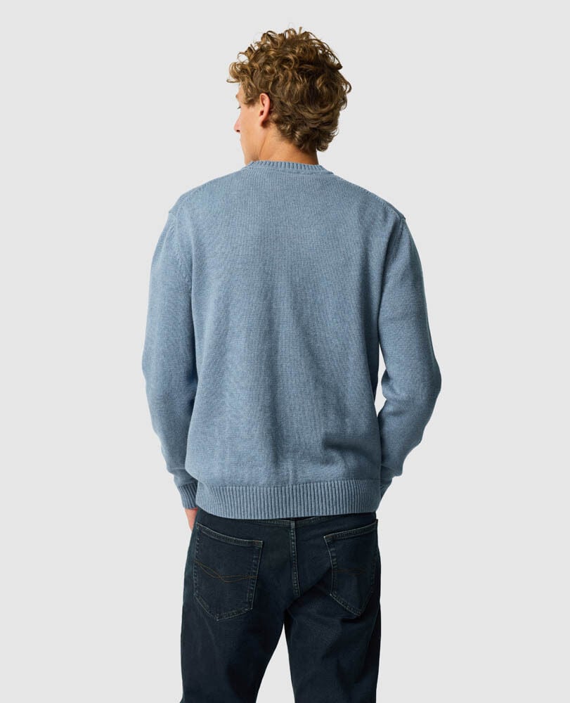 Gunn Knit, CHAMBRAY, Back