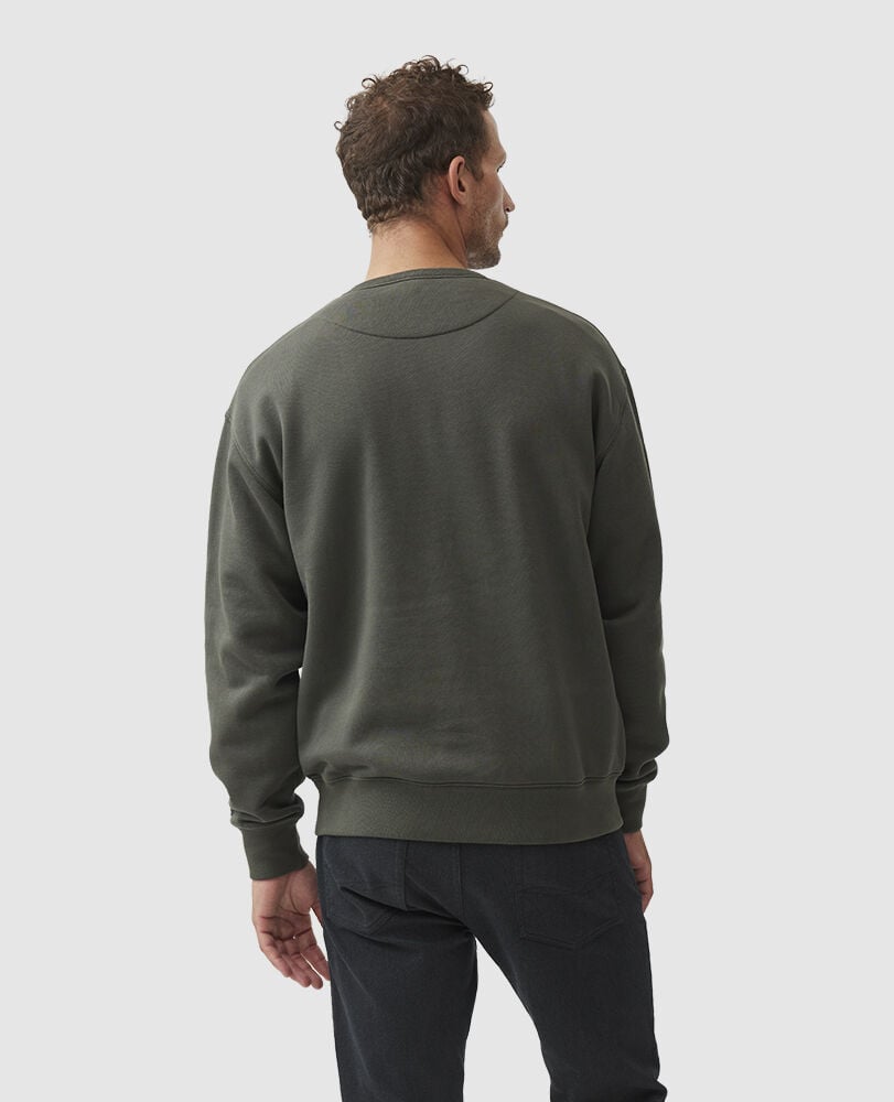 Gunn Logo Sweat, LODEN, Back