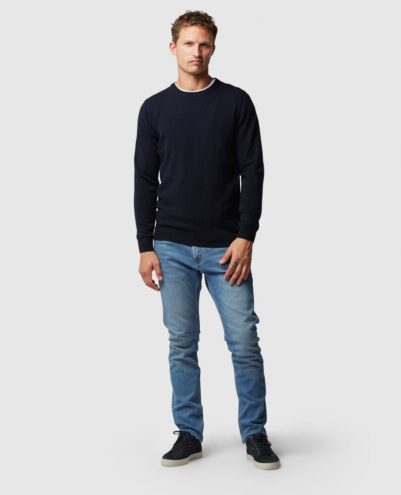 Lowry Straight Fit Jean, SKY BLUE, Back