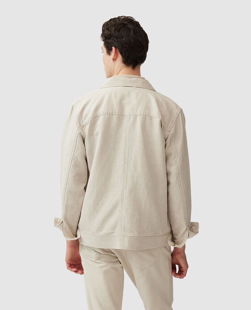 Swanson Jacket, ECRU, Back