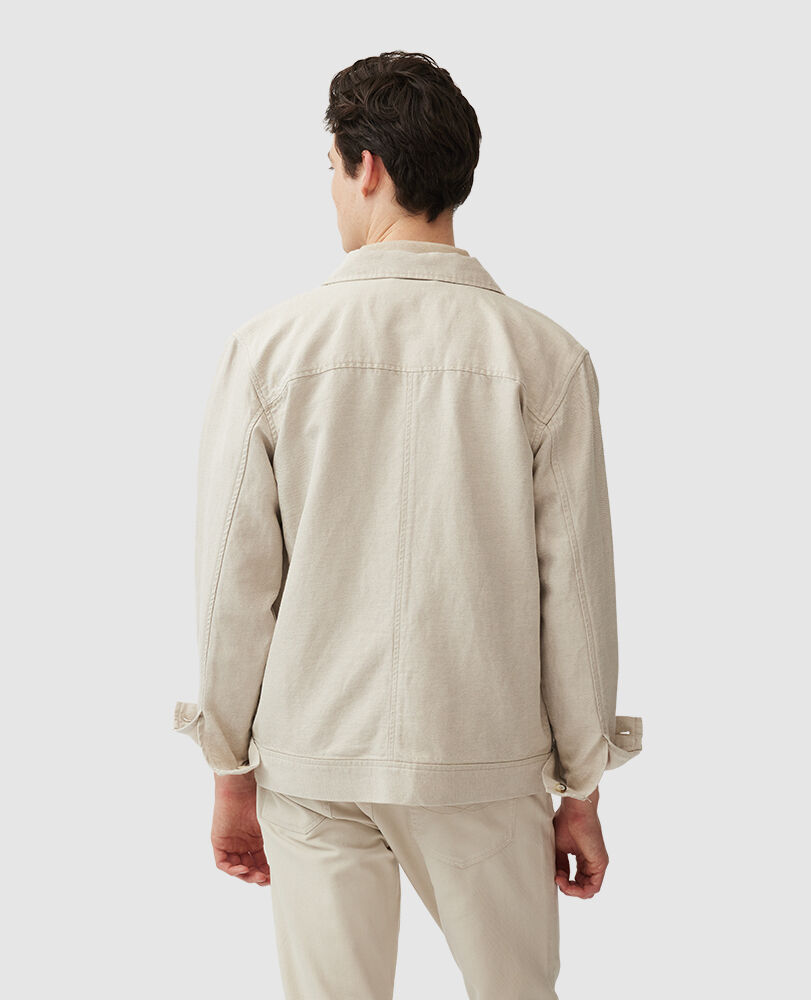 Swanson Jacket, ECRU, Back
