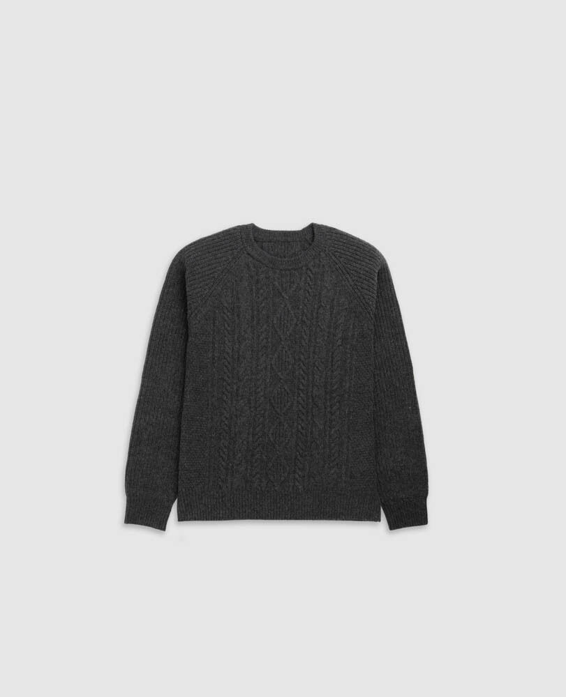 Piper Creek Knit, CHARCOAL, Flat Lay