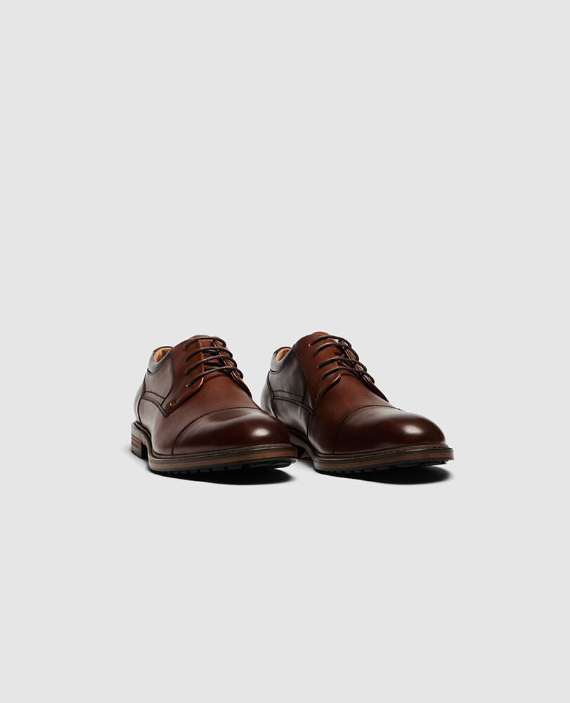 Darfield Derby Shoe, AMARETTO