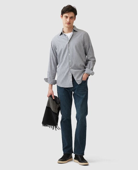 Lockington Sports Fit Shirt, SMOKE