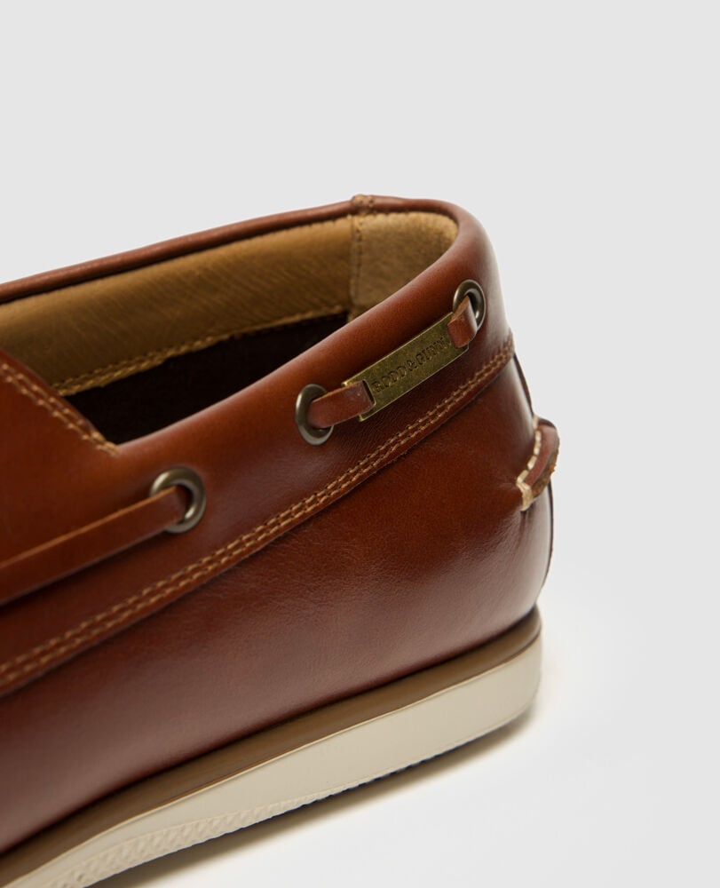 Boardwalk Boat Shoe, CHESTNUT