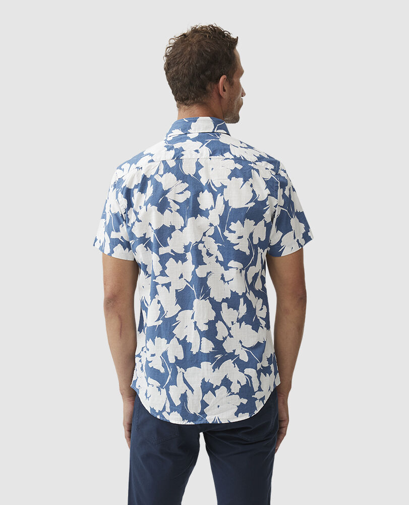 Chemise coupe sportive Everton Terrace, CHAMBRAY, Back