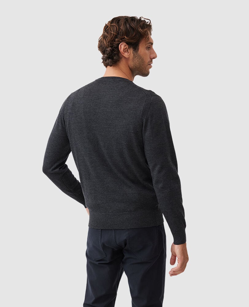 Ferndale Knit, CHARCOAL MARLE, Back