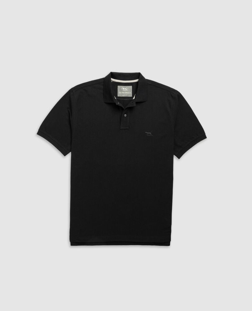 The Gunn Original Fit Polo, EBONY, Flat Lay