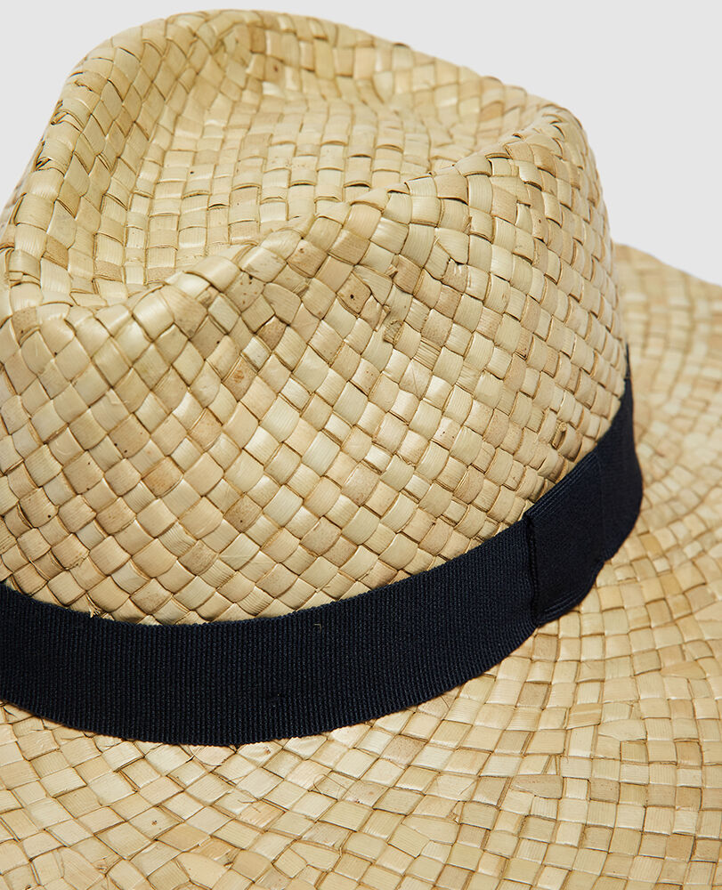 Halcombe Hat, NATURAL/NAVY, Back