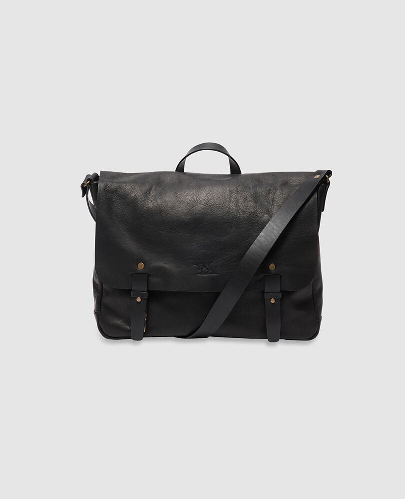 Turangi Kuriertasche, NERO, Front