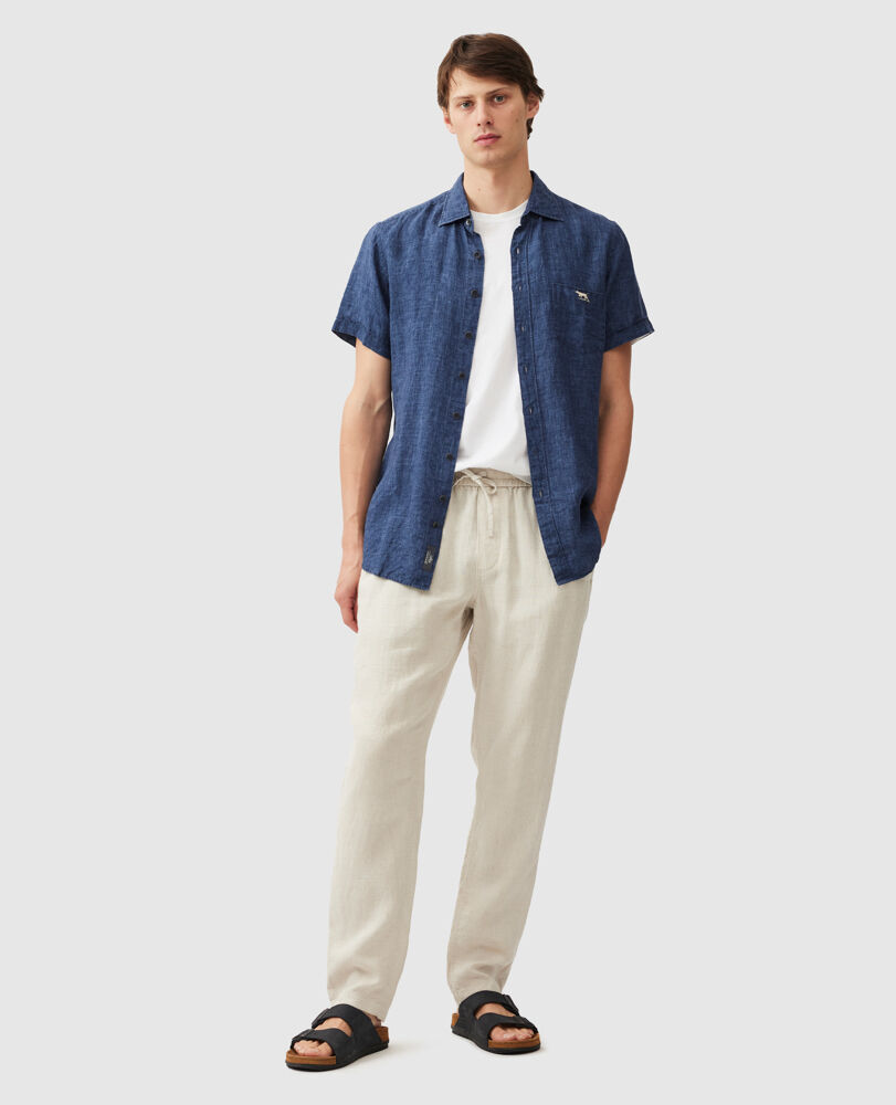 Cathedral Cove Sports Fit Shirt, MARINE, Off Front