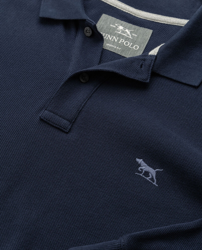 Long Sleeve Sports Fit Gunn Polo, ECLIPSE, Detail 2